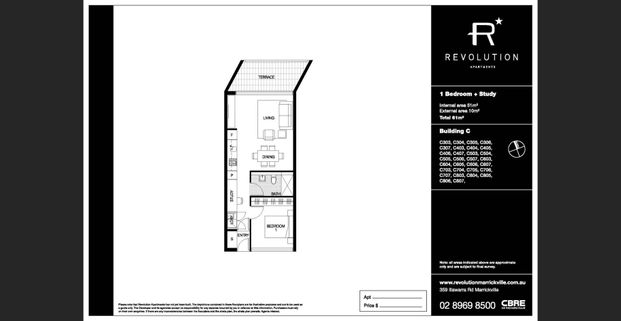 Spacious North Facing One Bedroom Apartment + Study In Convenient Location - Photo 1