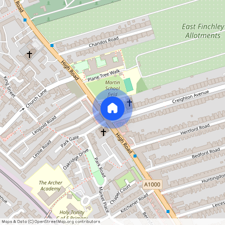 Creighton Court, Creighton Avenue, East Finchley, N2