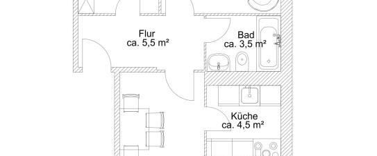 3-Zimmer-Wohnung im Erdgeschoss! - Foto 1