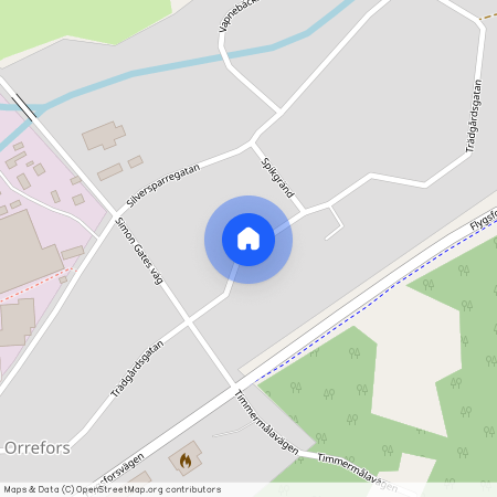 Trädgårdsgatan, Orrefors