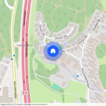 Celsings väg, Sollentuna