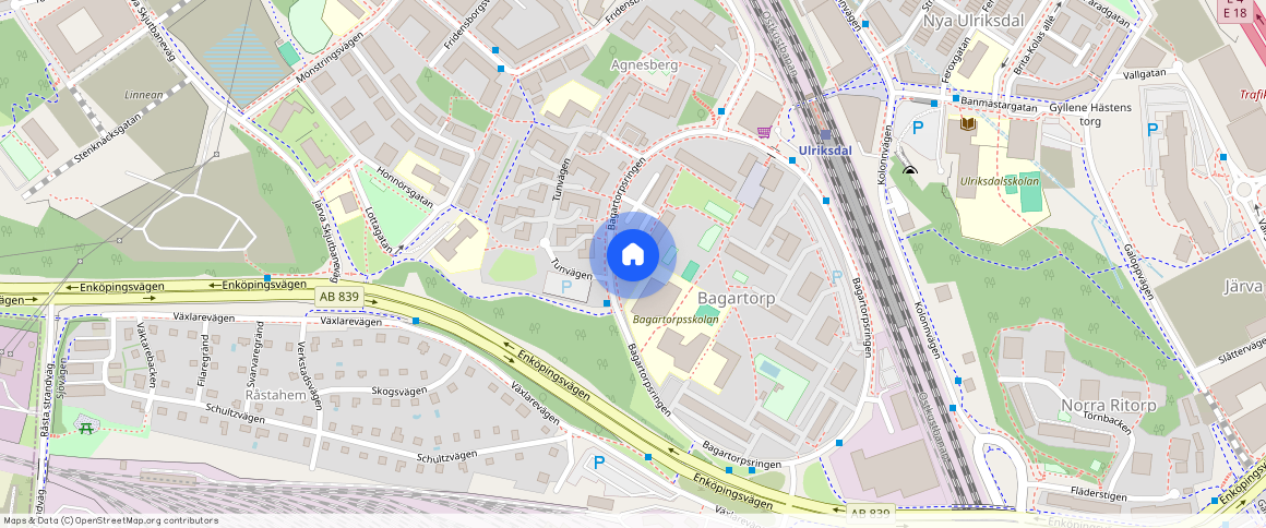 Bagartorpsringen **, Ulriksdal