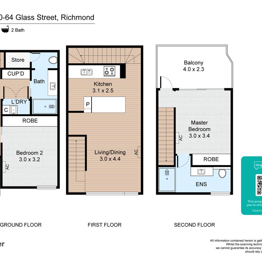 3/60-64 Glass Street, Richmond VIC 3121 - Townhouse For Rent | Domain - Photo 1