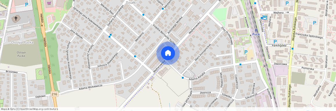 ul. Wejherowska, Puck, pucki, pomorskie