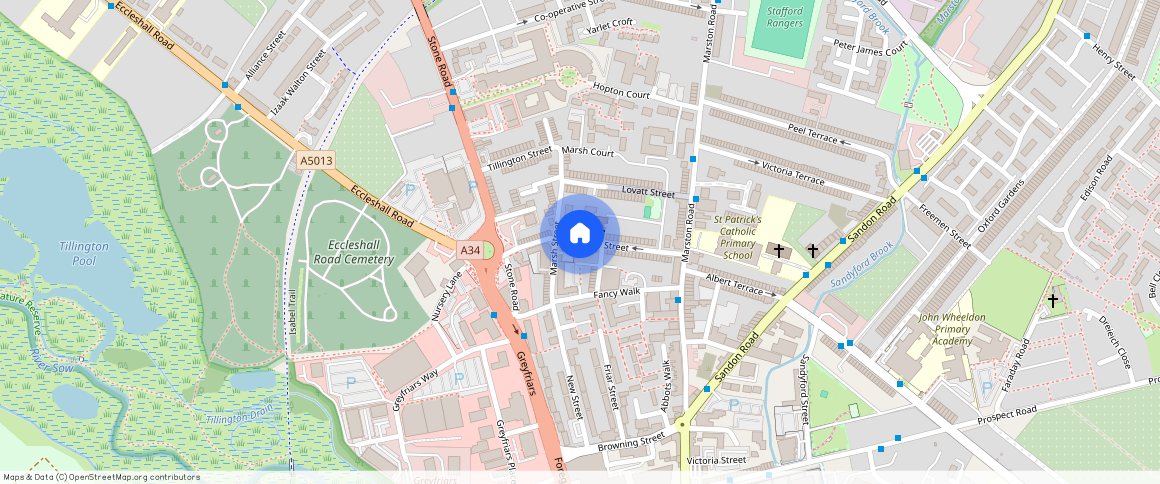 Rowley Street, Stafford, ST16