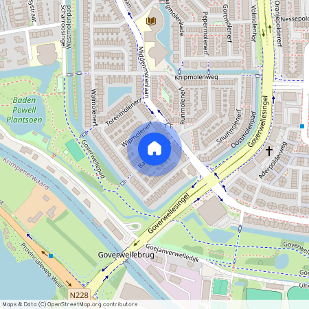 Molenbuurt, 2807 DH, Baliemolenerf, Gouda