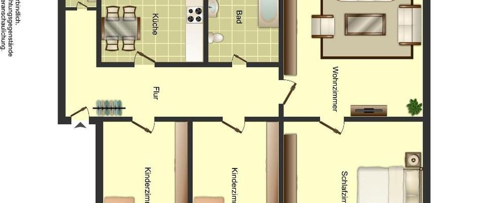 Wohnen mit der Familie: 4-Zimmer-Wohnung in Ahlen wartet auf Sie! - Foto 1