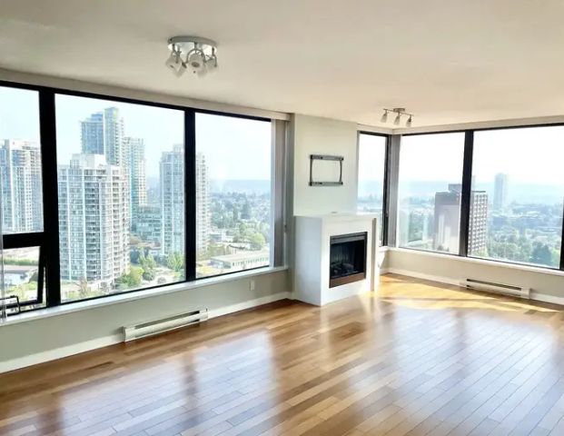 Located @ Highgate Villages Center! 21st FL. View Spacious 2 Bed + Den | 2108 - 7178 Collier Street, Burnaby - Photo 1