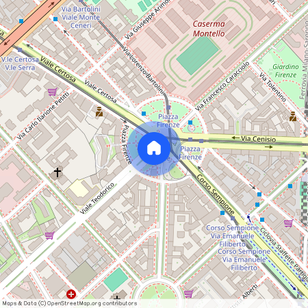 Piazza Firenze, Milan, Lombardy 20149