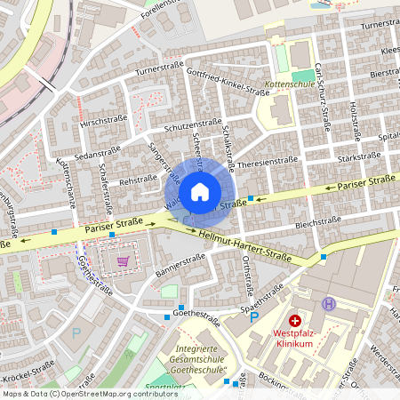 Pariser Straße 104, 67655 Rheinland-Pfalz - Kaiserslautern