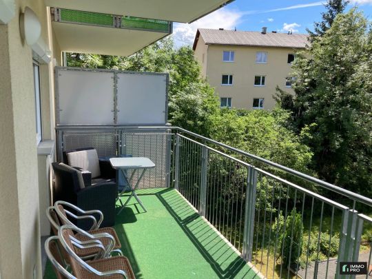 Schöne 2-Zimmer-Wohnung mit Balkon im Bezirk Lend zu vermieten! - Foto 1