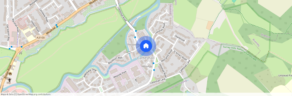 Flat 3, Catteshall Mill, Catteshall Road, Godalming, Surrey