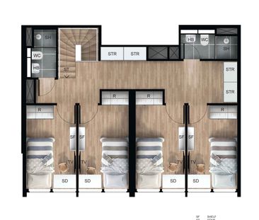 6 Bed Townhouse City View - Photo 5