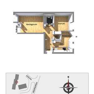 Schölinsgatan 3 B - Foto 3