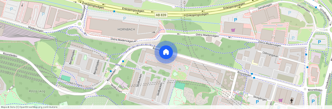 Hallonbergen, Rissneleden 77