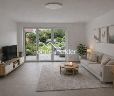 Umgeben von Einfamilienhäusern: Erstbezug 3-Zimmer Wohnung mit EBK,... - Foto 1