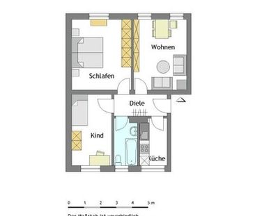Ruhig gelegene 3-Zimmer-Wohnung in Mülheim-Styrum - Photo 1