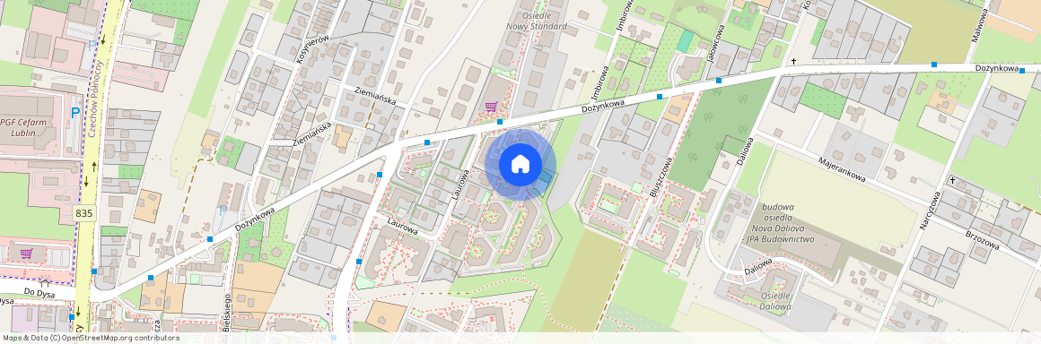 ul. Bluszczowa, Ponikwoda, Lublin, lubelskie