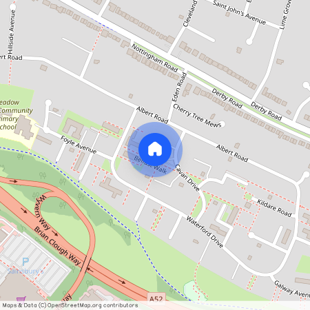 Belfast Walk, DERBY, DE21, Belfast Walk, Chaddesden, Derby, DE21 6TY