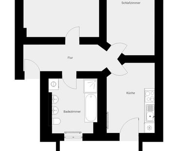 Feel at Home: 2-Zimmer Erdgeschoss mit Balkon & großzügigen 70 m² - Photo 6