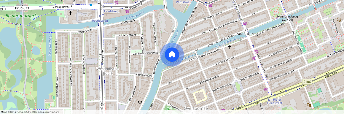 Jacob van Lennepkade 428-3, Lootsbuurt, 1053NP, Amsterdam