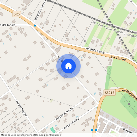 San Cesareo, Via Col Fiorito