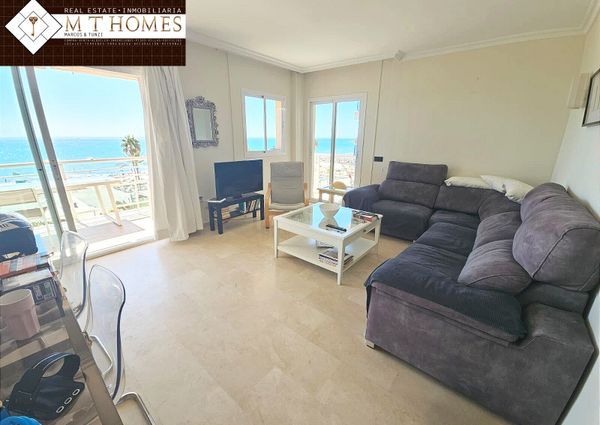 SPECTACULAR BEACHFRONT APARTMENT IN LOS BOLICHES – PANORAMIC SEA VIEWS