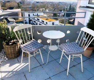 Penthousewohnung in Düsseldorf, Apartment, Terasse mit Panorama - Foto 1