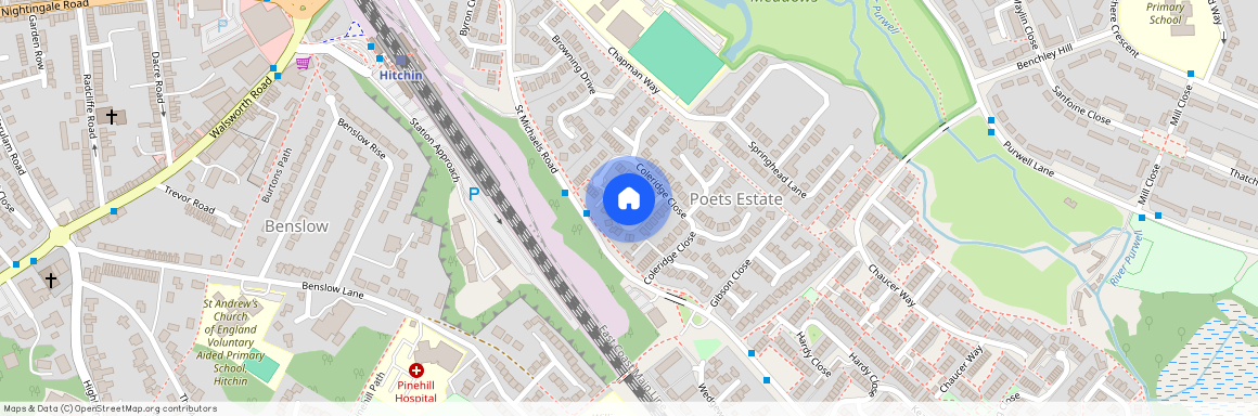 Coleridge Close, Hitchin, Hertfordshire, SG4