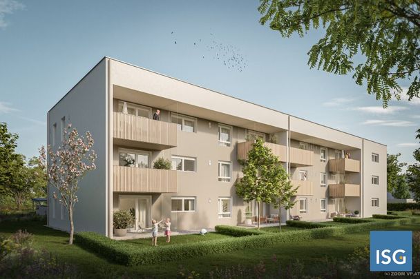 NEUBAU! 3-Zimmer-Mietkauf-Wohnung Top 1 inkl. Eigengarten in Burgkirchen (Eigenmittel erforderlich) - Foto 1