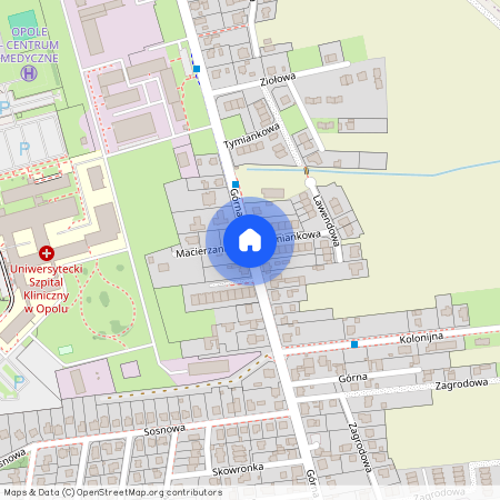 ul. Górna, Kolonia Gosławicka, Opole, opolskie