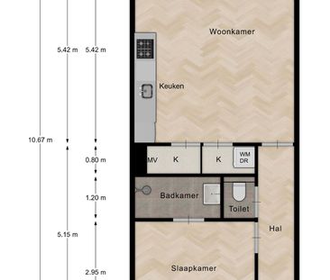 Appartement te huur: Heiligeweg 97-C 1561 DG Krommenie - Foto 5