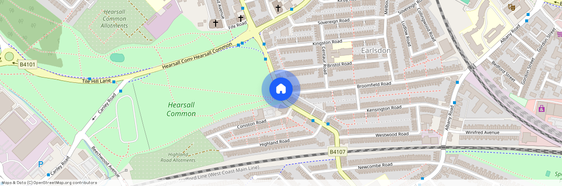 Broomfield Road, Coventry, Earlsdon