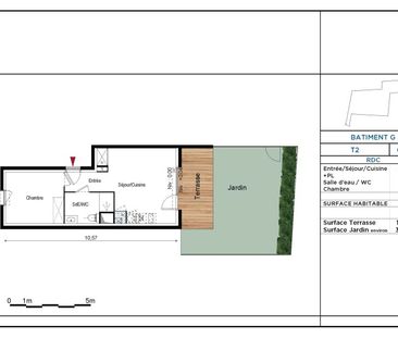 Location Appartement 2 pièces 39m² BRUGUIERES 31150 - Photo 2