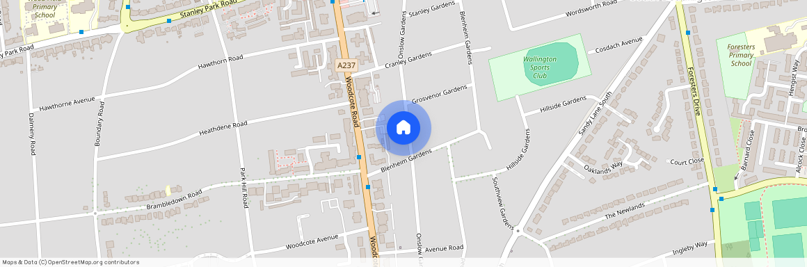 Onslow Gardens, Wallington, SM6