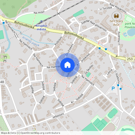 Na Hamrech, Krupka, okres Teplice