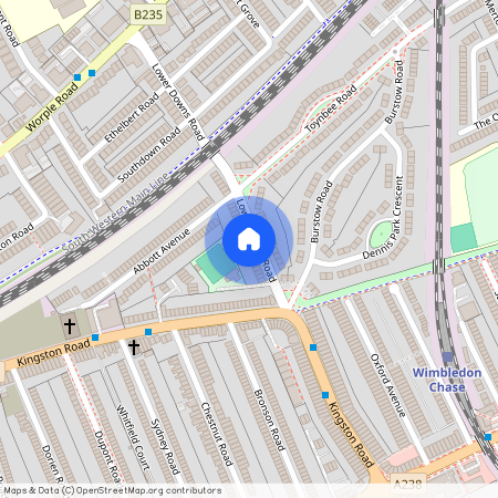 Lower Downs Road, Raynes, SW20