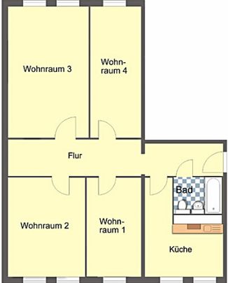 Wohnung, 1 Zimmer (17,56 m²) - Photo 1