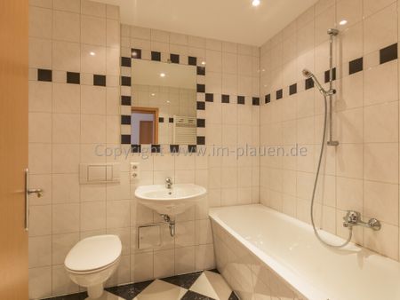 2 Zimmer plus Arbeitszimmer - 2.OG mit Balkon - modernes Badezimmer - zur Miete in Plauen - Photo 5