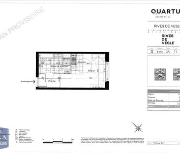 Location Appartement 1 pièce 22m² REIMS 51100 - Photo 2