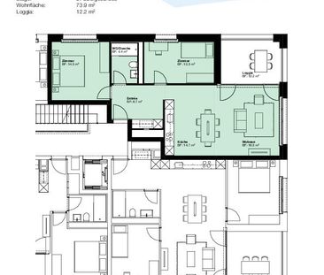 Appartement 3 1/2 pièces, 3400 Burgdorf - Photo 1