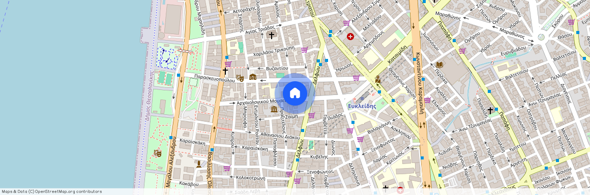 Αρχαιολογικού Μουσείου 33-37, 546 40, Θεσσαλονίκη (546 41), Αγία Τριάδα (Φάληρο - Ιπποκράτειο)