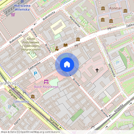 ul. Brzeska, Stara Praga, Praga-Północ, Warszawa, mazowieckie