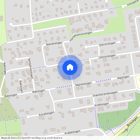 Manetstigen, Färjestaden