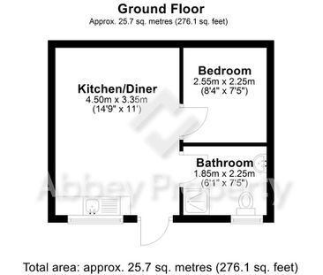 1 bedroom semi-detached house to rent - Photo 1