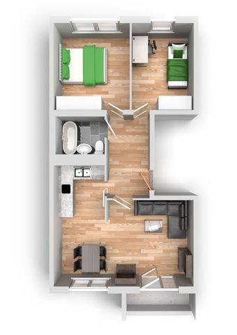 3-Raum-Wohnung Guldenstraße 21 - Photo 4