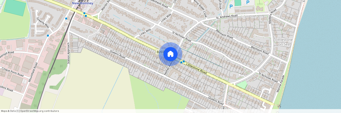 Littlestone Road, Littlestone, New Romney, Kent, TN28