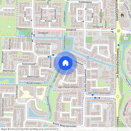Van Wassenaarvliet 7, Molenvliet 1, 2992WT, Barendrecht