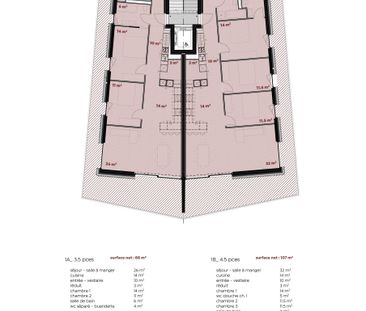 Magnifique 3.5 atypique, sdb avec baignoire, WC séparé, grand balcon - Foto 1