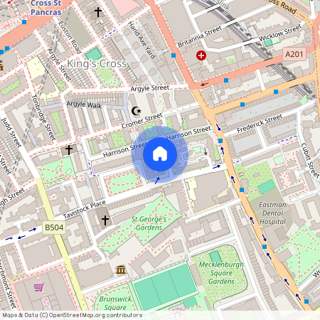 St Peters Court, Bloomsbury, London, WC1H